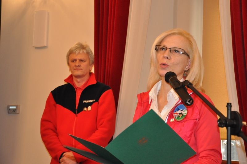 Swietłana Koniuszewska - Przedstawicielka Krajowego Samorządu Przewodników Turystycznych PTTK, oraz Komisji Przewodnickiej ZG PTTK
