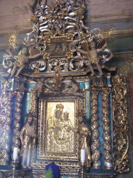 Cerkiew Opieki Matki Bożej w Owczarach - barok i rzeźby w cerkwi?
